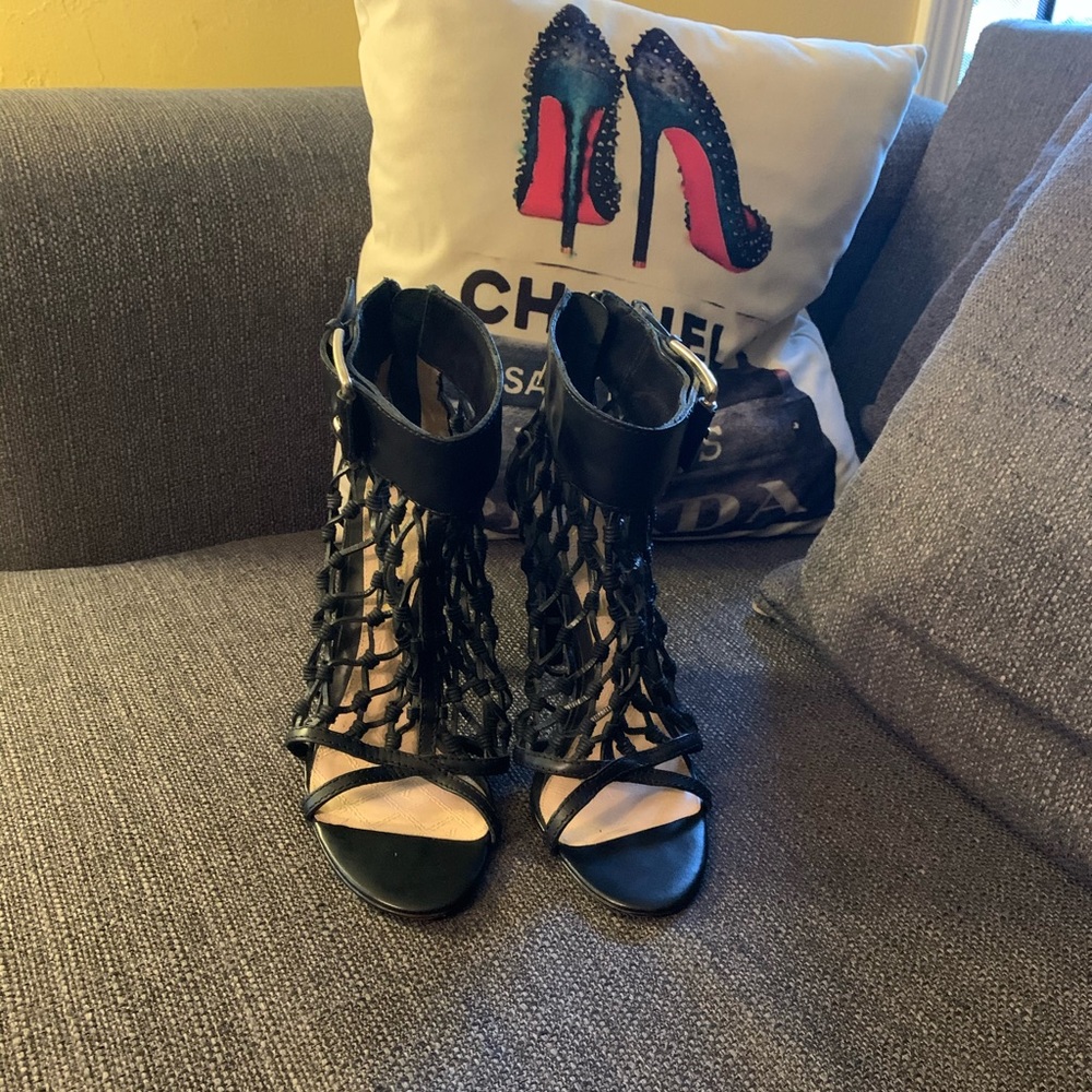 Black stilettos